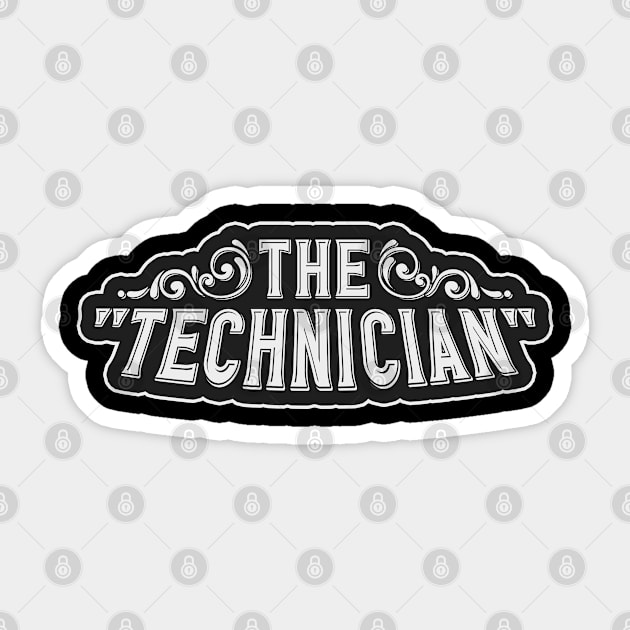 technician Sticker by SerenityByAlex